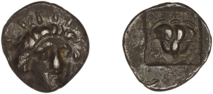Rhodes Jenkins 1989 Group B hemidrachms, реверс, bm