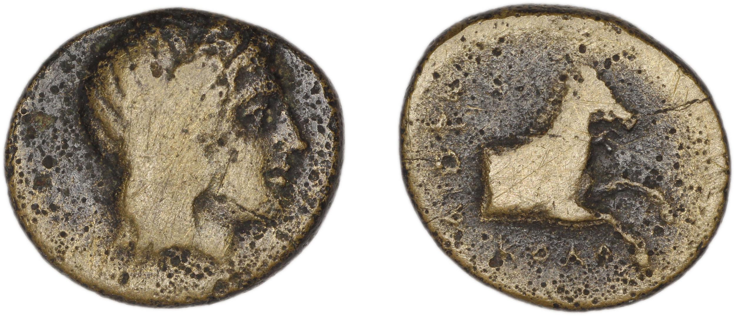 аверс Colophon Kinns 1980 Period I.2, AE 9