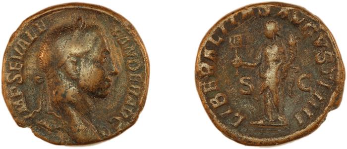 RIC IV Severus Alexander 575, реверс, bm