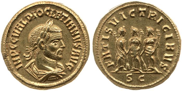 реверс RIC V Diocletian 294
