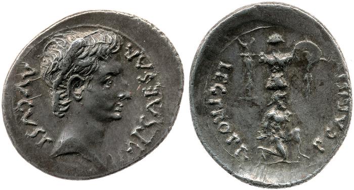 RIC I (second edition) Augustus 6, реверс, bm