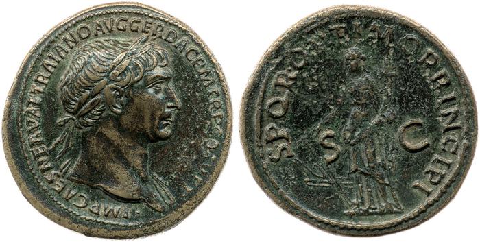 RIC II Trajan 500, реверс, bm