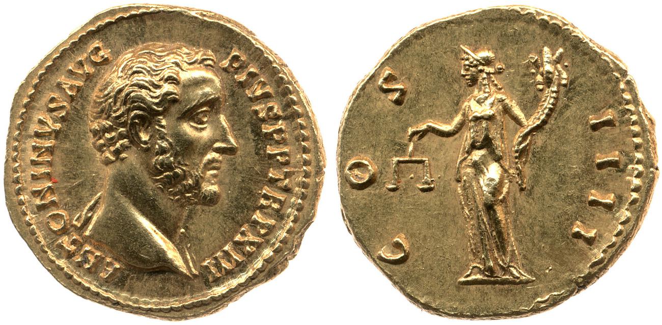 аверс RIC III Antoninus Pius 186