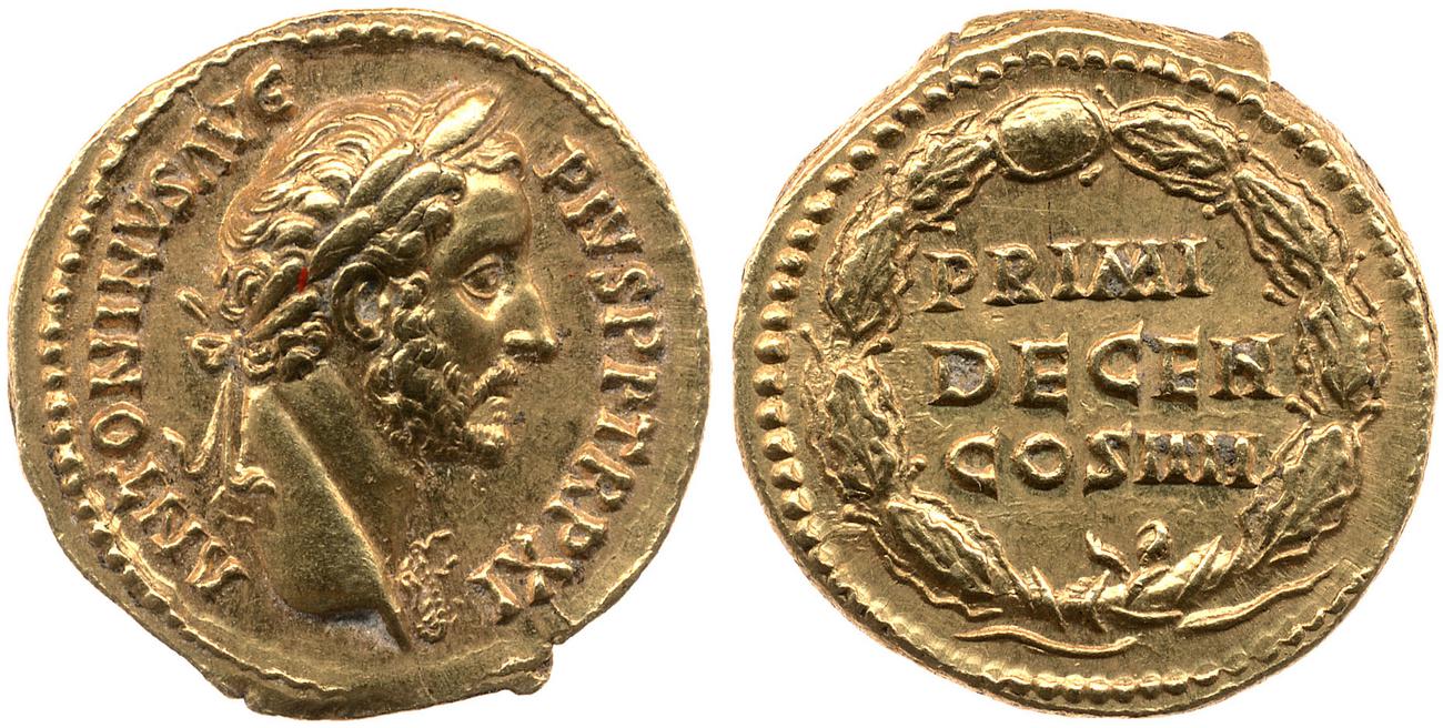 аверс RIC III Antoninus Pius 171a