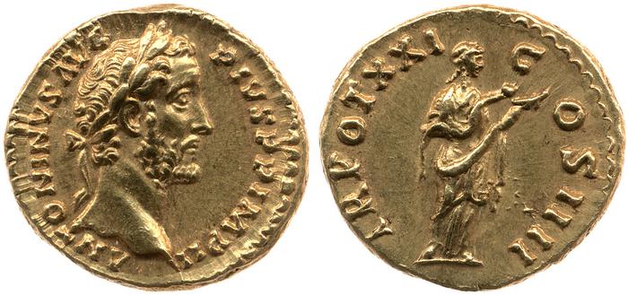 реверс RIC III Antoninus Pius 279A
