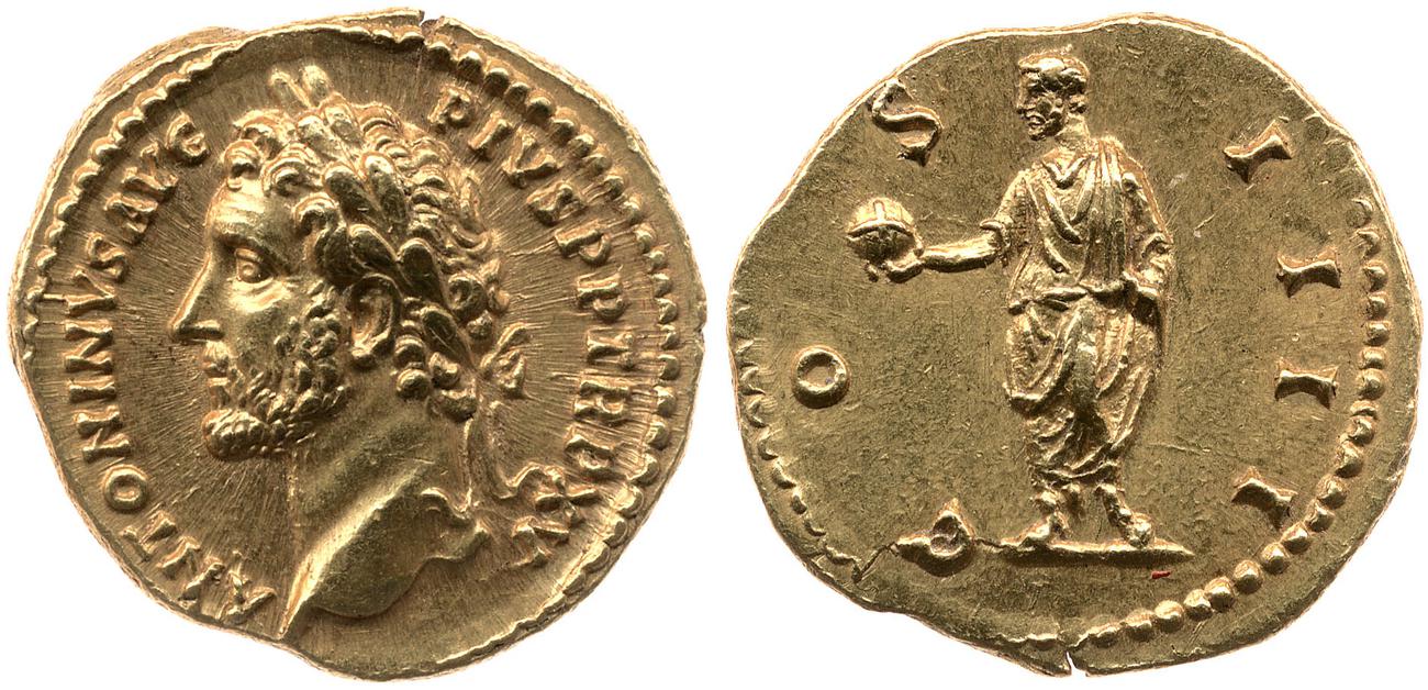 аверс RIC III Antoninus Pius 206