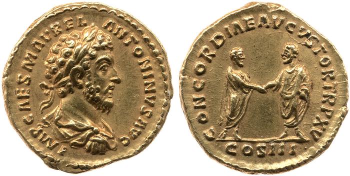 RIC III Marcus Aurelius 11, реверс, bm