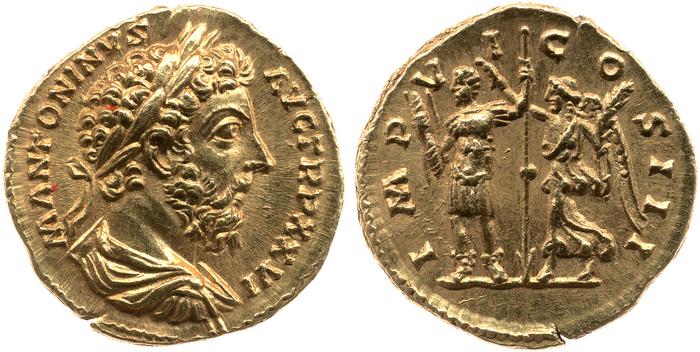 реверс RIC III Marcus Aurelius 264
