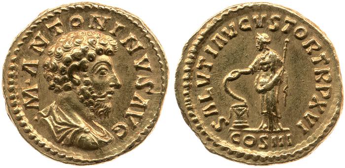 реверс RIC III Marcus Aurelius 53