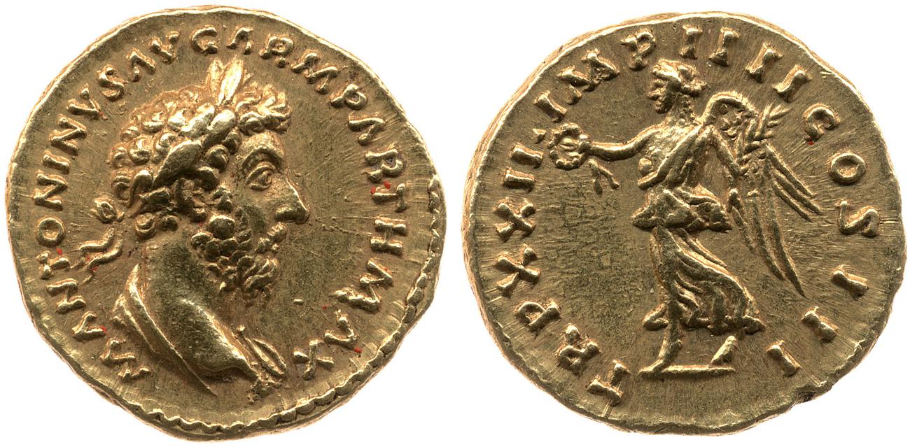 аверс RIC III Marcus Aurelius 180