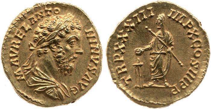 реверс RIC III Marcus Aurelius 407