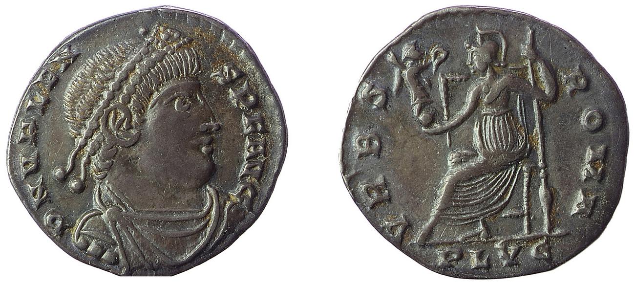 RIC IX Lugdunum 9B, аверс, bm