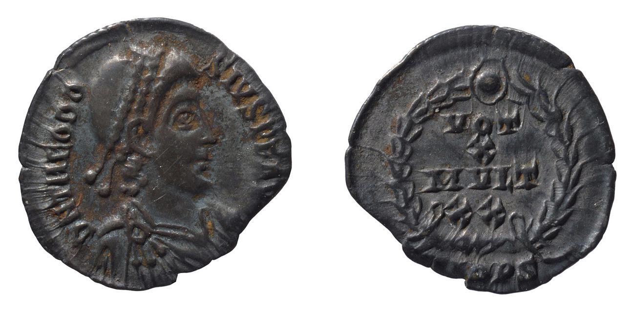 RIC IX Mediolanum 14B, аверс, bm