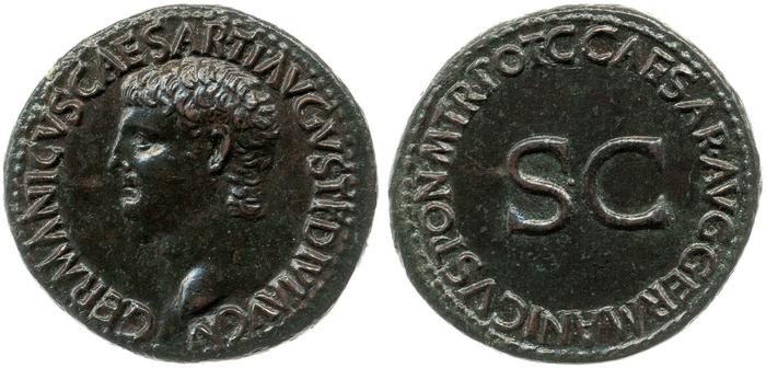 RIC I (second edition) Gaius/Caligula 35, реверс, bm