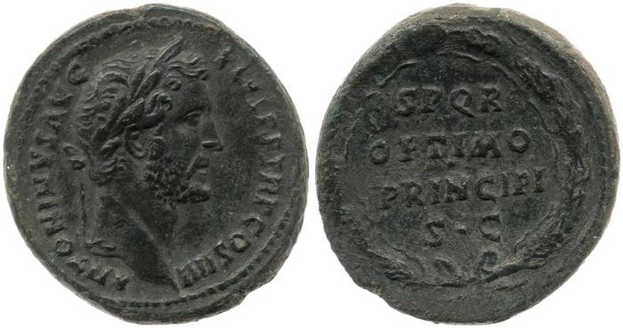 RIC III Antoninus Pius 827A, реверс, bm