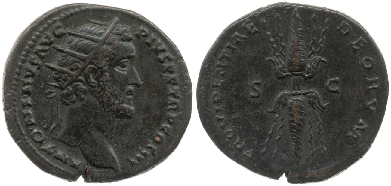 аверс RIC III Antoninus Pius 663