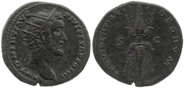 реверс RIC III Antoninus Pius 663