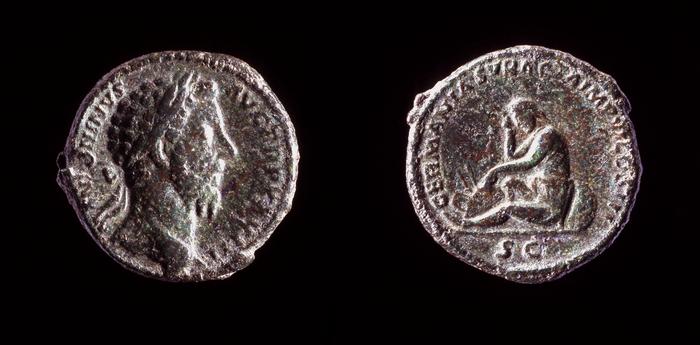 RIC III Marcus Aurelius 1094, реверс, bm