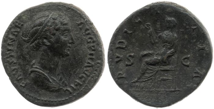 реверс RIC III Antoninus Pius 1404b