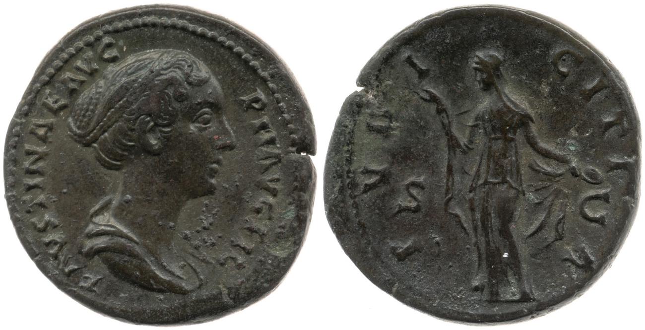 RIC III Antoninus Pius 1403b, аверс, bm