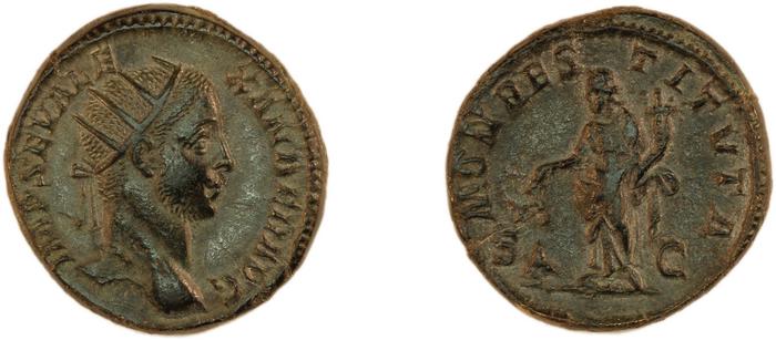 RIC IV Severus Alexander 589, реверс, bm