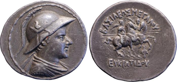 аверс Bactrian and Indo-Greek Coinage Eucratides I 6.3
