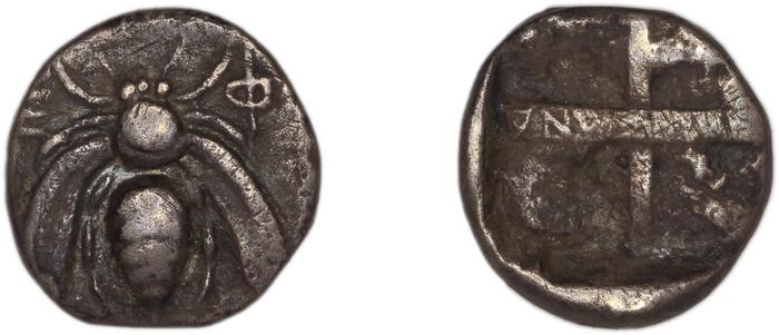 Ephesus Kinns and Holt 2023 Period I, AR I-II, реверс, bm