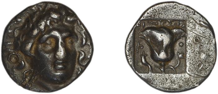 Rhodes Jenkins 1989 Group B hemidrachms, реверс, bm