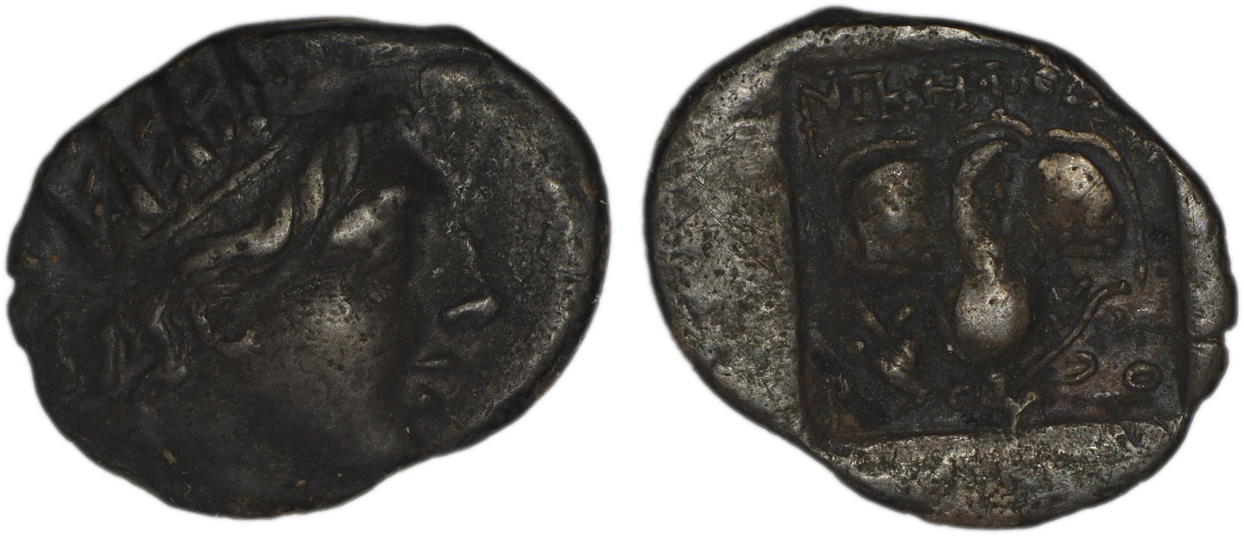 Rhodes Jenkins 1989 Group E drachms, аверс, bm