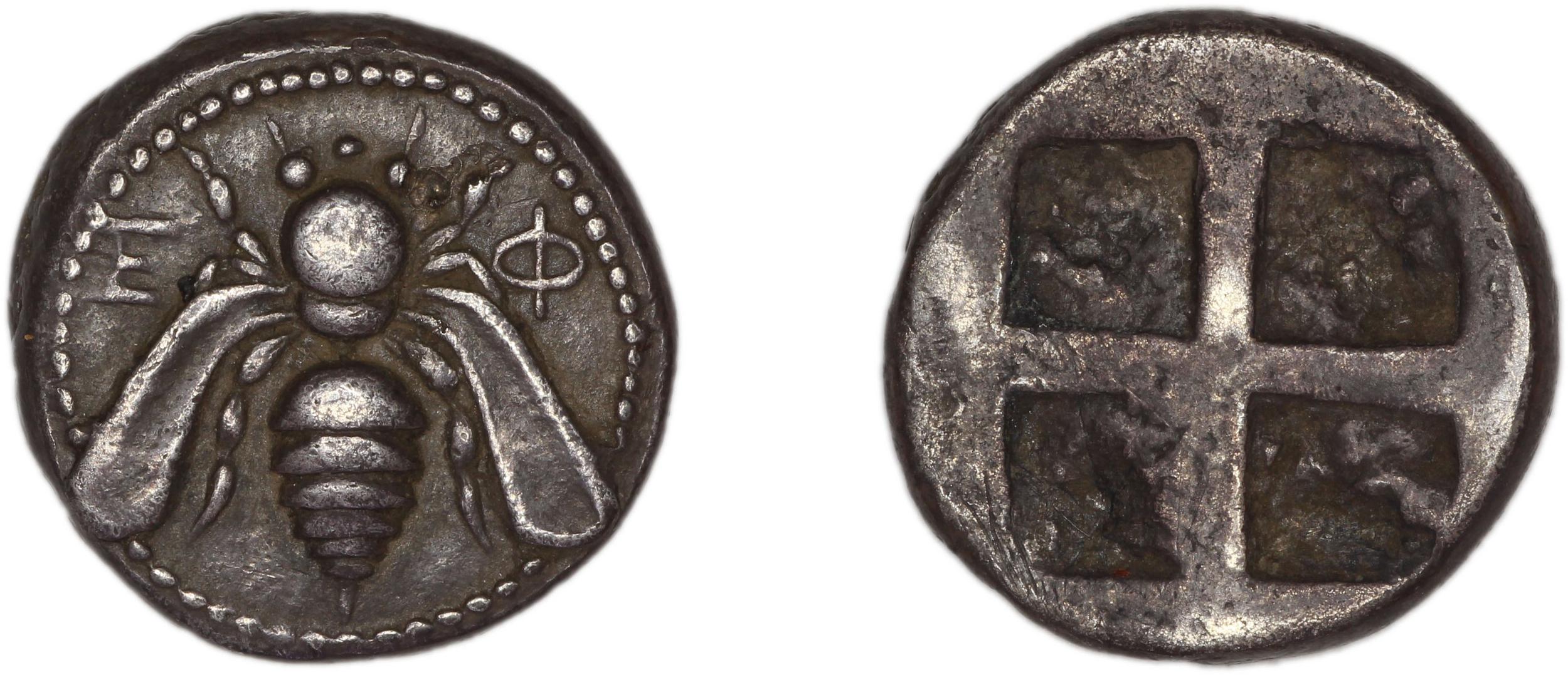 Ephesus Kinns and Holt 2023 Period I, AR I-II, аверс, bm