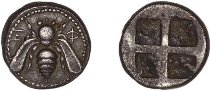 Ephesus Kinns and Holt 2023 Period I, AR I-II, реверс, bm