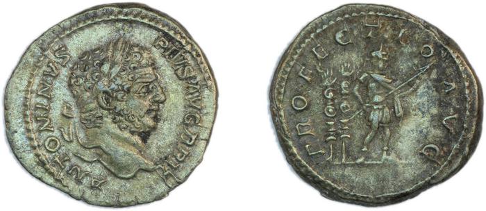 реверс RIC IV Caracalla 225