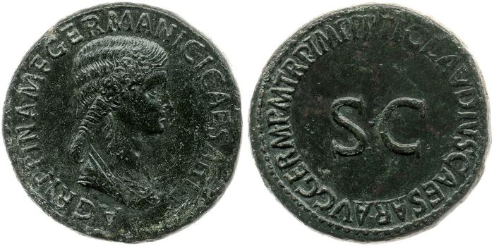 реверс RIC I (second edition) Claudius 102