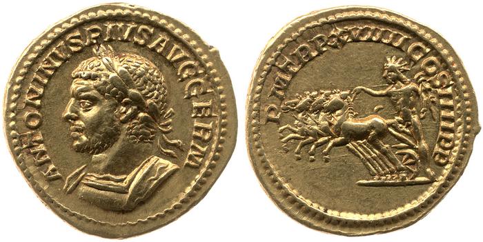 реверс RIC IV Caracalla 282D