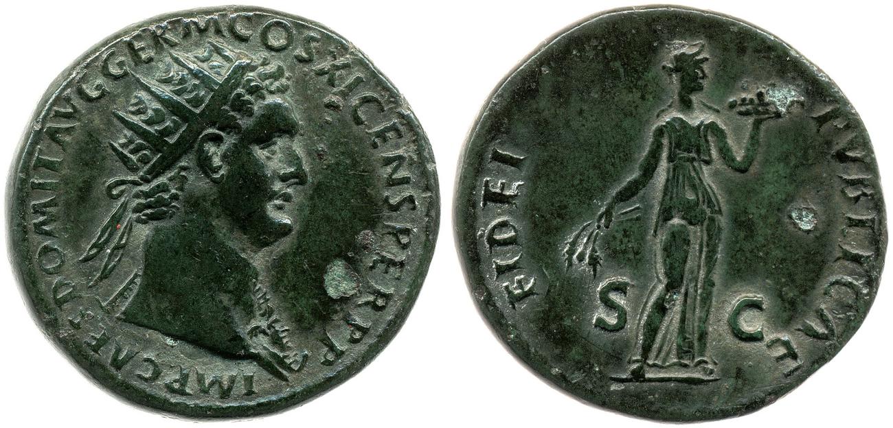 аверс RIC II, Part 1 (second edition) Domitian 407