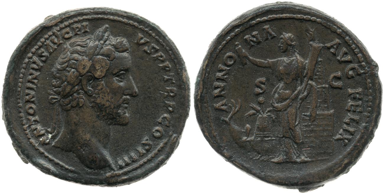 аверс RIC III Antoninus Pius 757