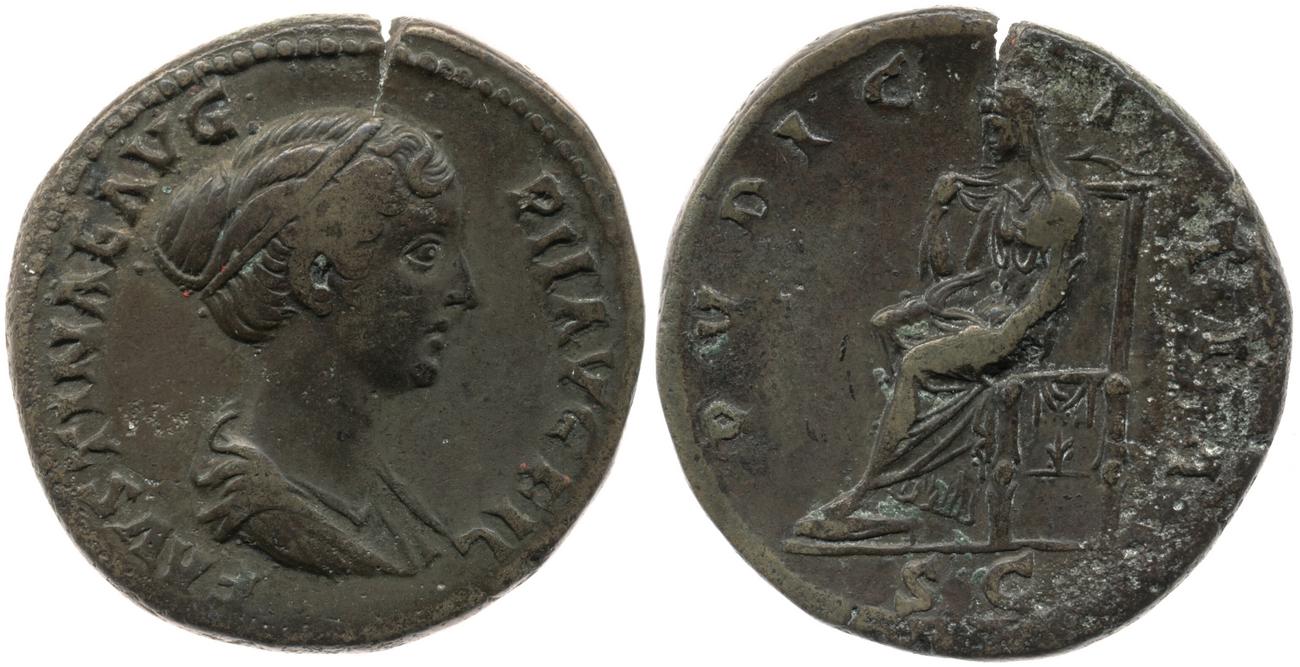 RIC III Antoninus Pius 1381, аверс, bm