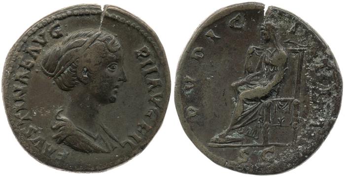 RIC III Antoninus Pius 1381, реверс, bm