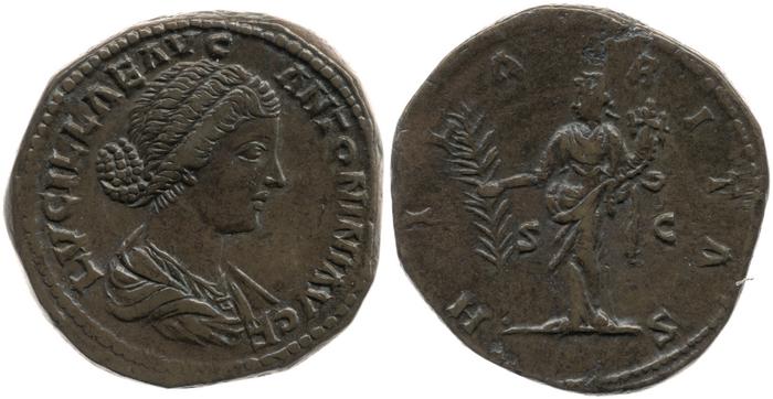 RIC III Marcus Aurelius 1742, реверс, bm