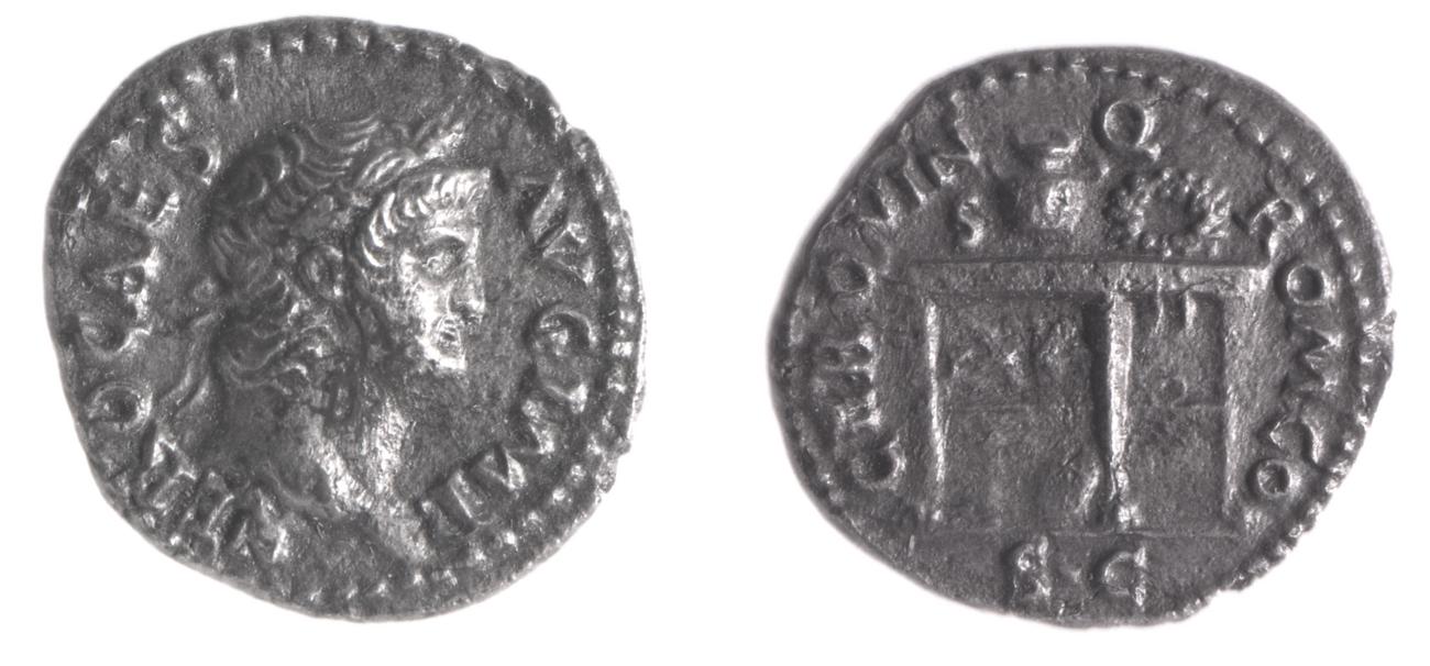 RIC I (second edition) Nero 233, аверс, bm