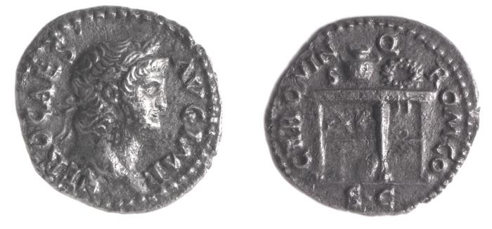 RIC I (second edition) Nero 233, реверс, bm