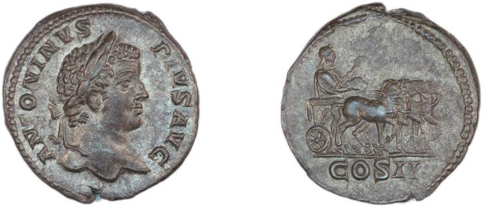 реверс RIC IV Caracalla 87A