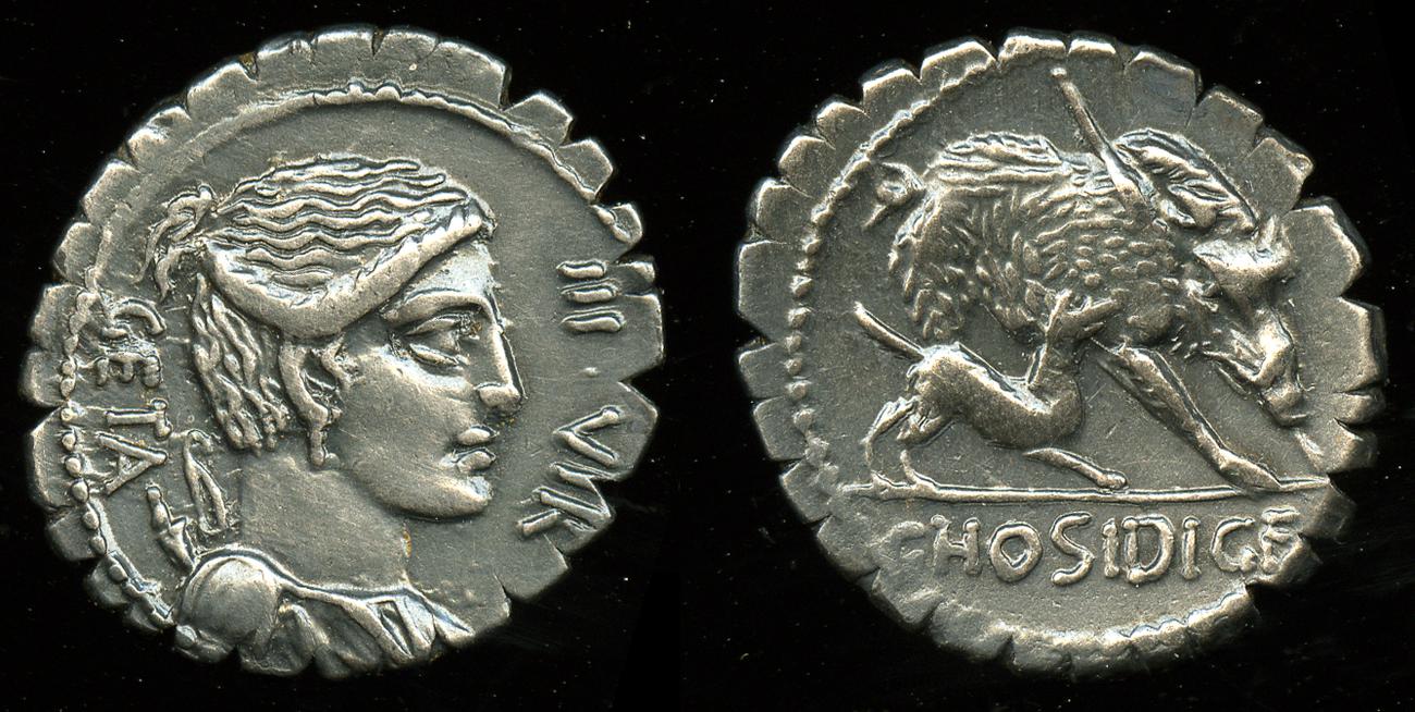 RRC 407/1, аверс, bm