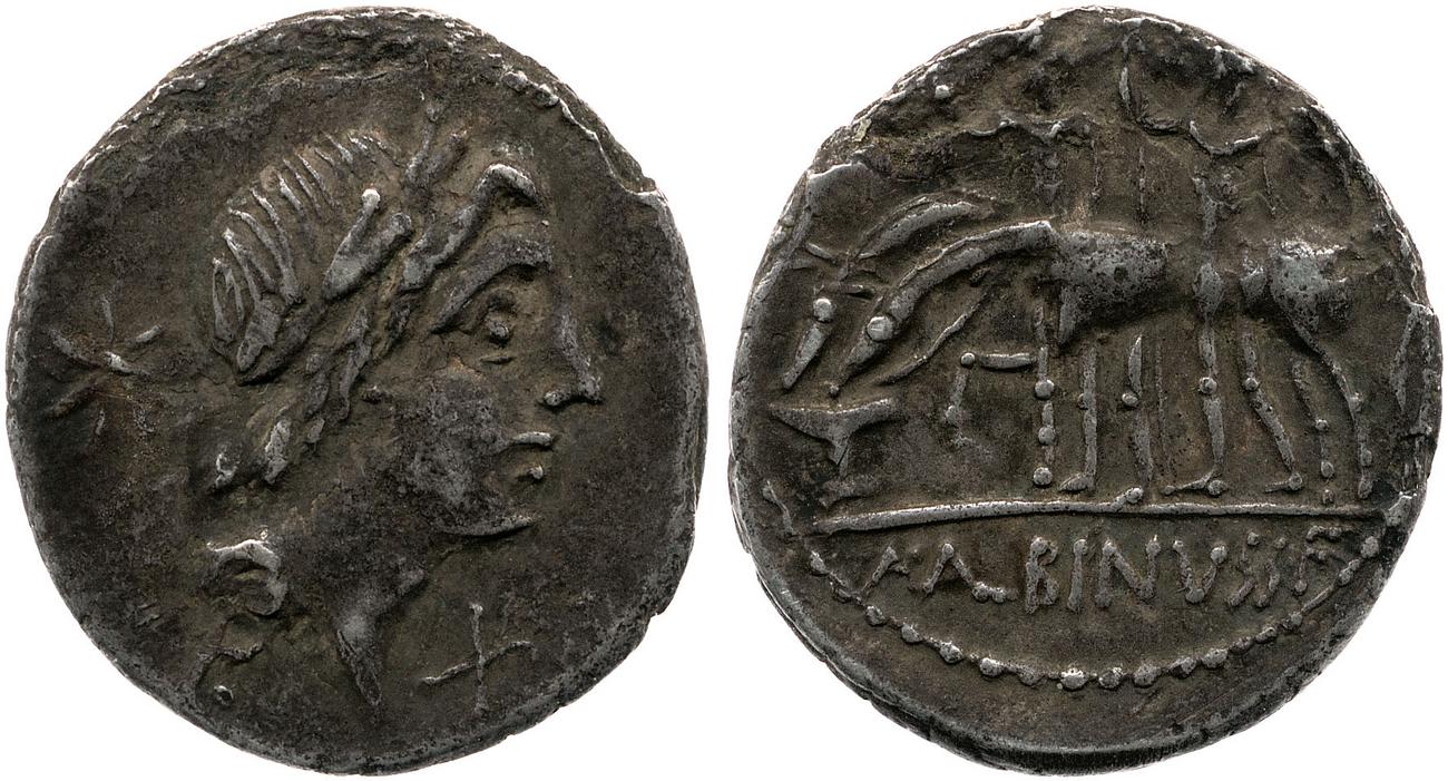 RRC 335/10b, аверс, bm