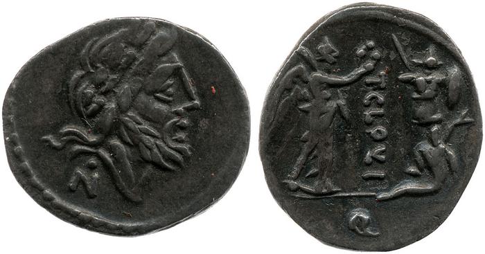 RRC 332/1b, реверс, bm