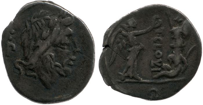 RRC 332/1a, реверс, bm