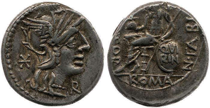 RRC 268/1b, реверс, bm