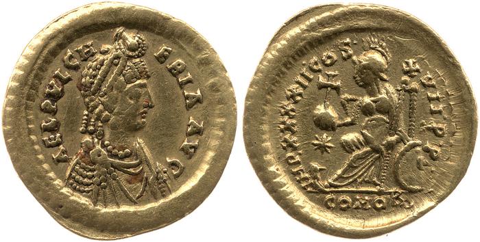 реверс RIC X Theodosius II (East) 295