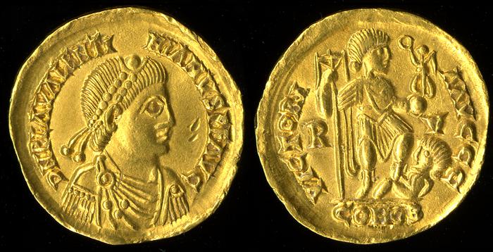 RIC X Visigoths 3711, реверс, bm