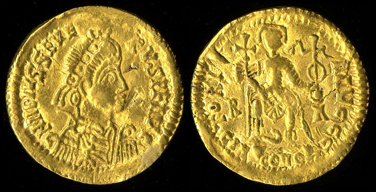 RIC X Visigoths 3754, аверс, bm
